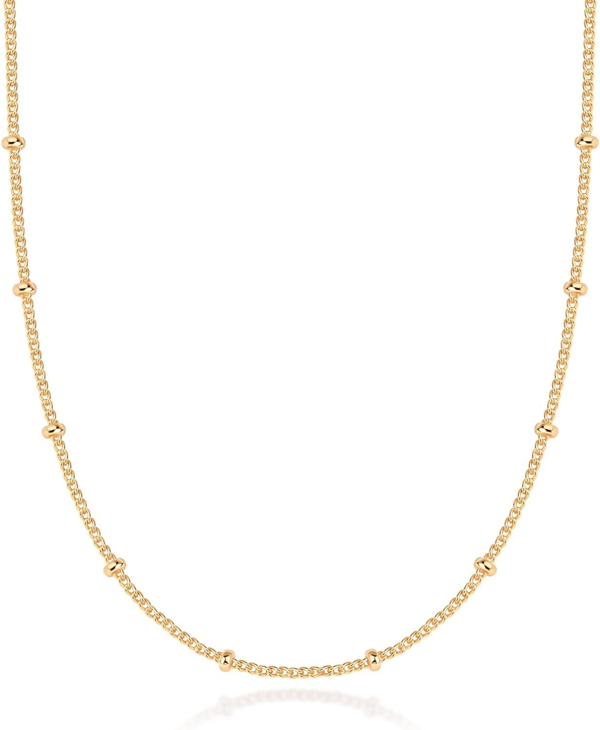 PAVOI Ball Station Necklace (Yellow Plated) | Amazon (US)