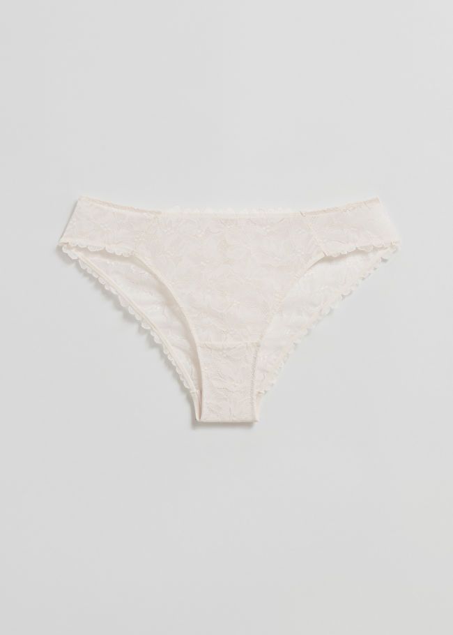 Floral Lace Mini Briefs | & Other Stories US