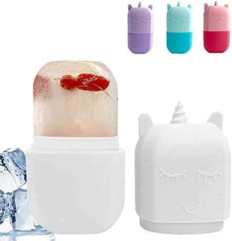 Ice Roller Mold Holder for Face Facial Icer, Reusable Beauty Silicone Contour Cube Skincare Tool ... | Amazon (US)