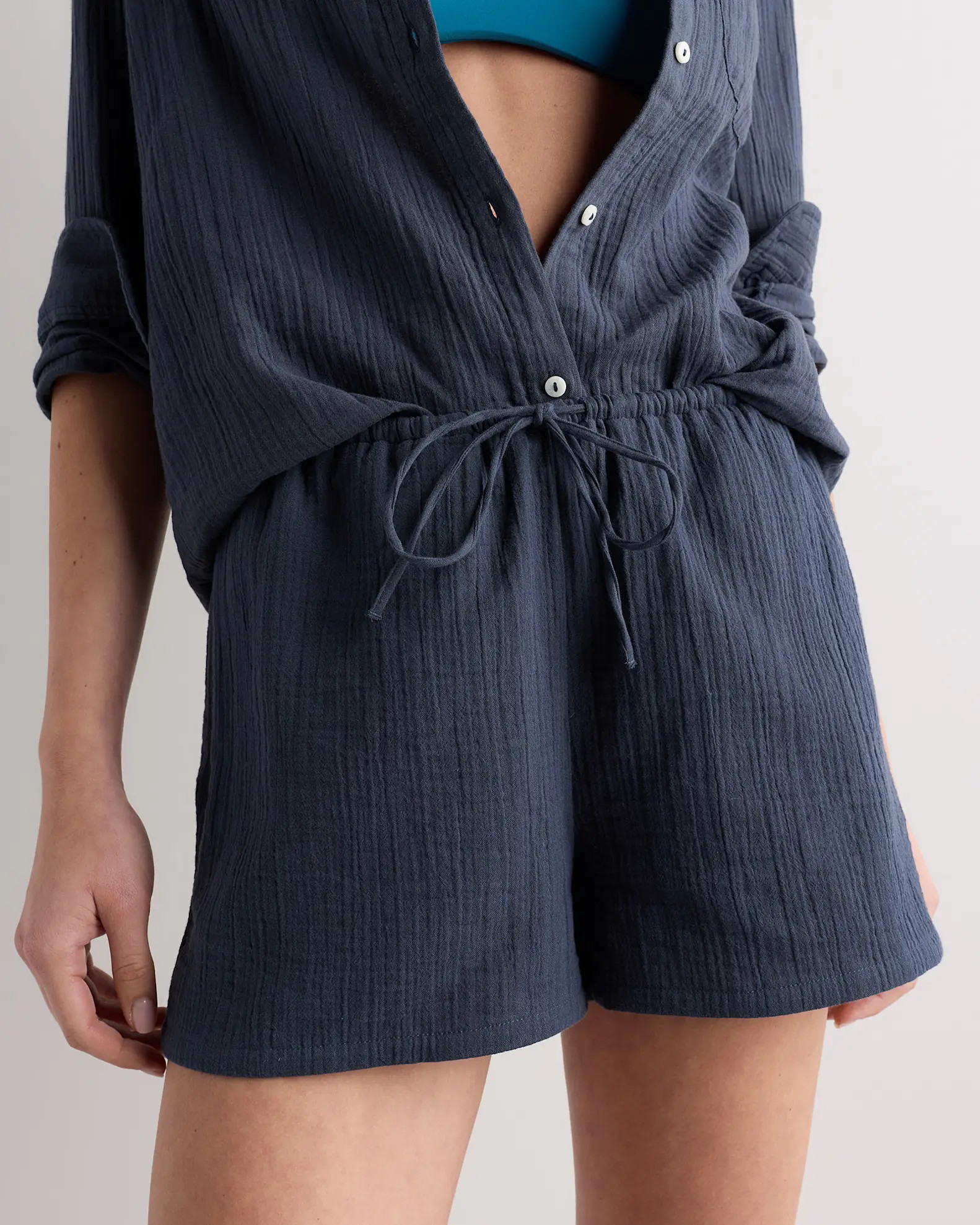 100% Organic Cotton Gauze Shorts | Quince