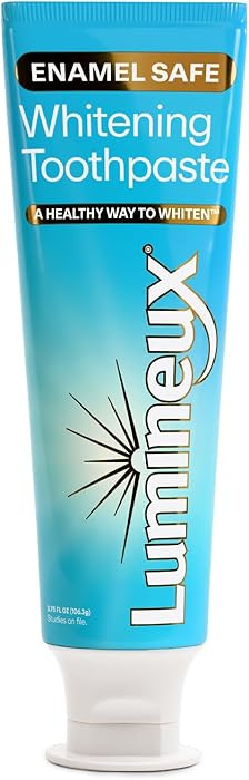 Lumineux Teeth Whitening Toothpaste - Peroxide Free, Enamel Safe for Sensitive Whiter Teeth - Flu... | Amazon (US)