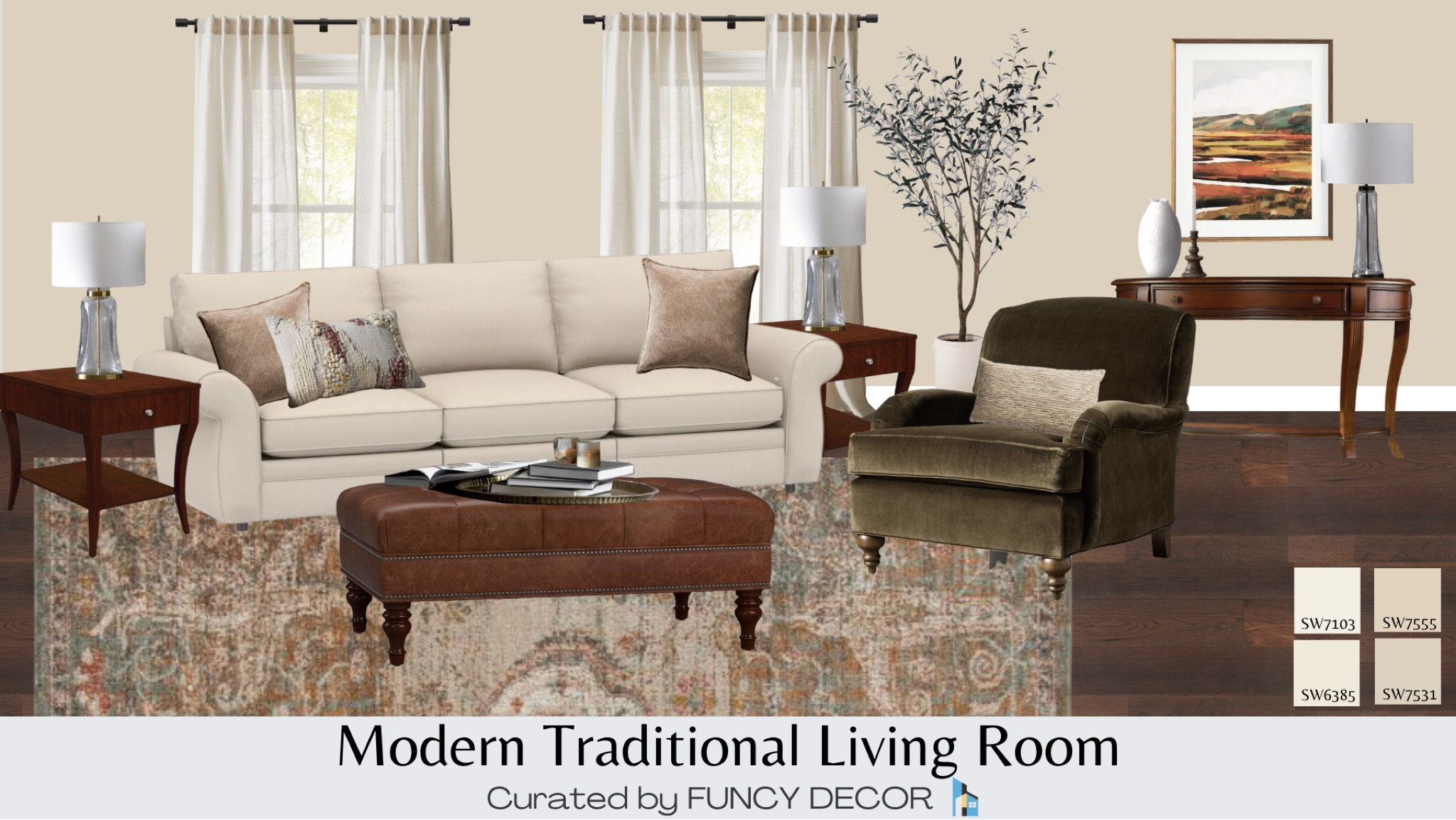 This Modern Traditional living room   Is a fresh, earthy and sophisticated space. Pieces are curated from Pottery Barn, Arhaus, Bellacor, and Target.

#LTKstyletip #LTKFind #LTKhome