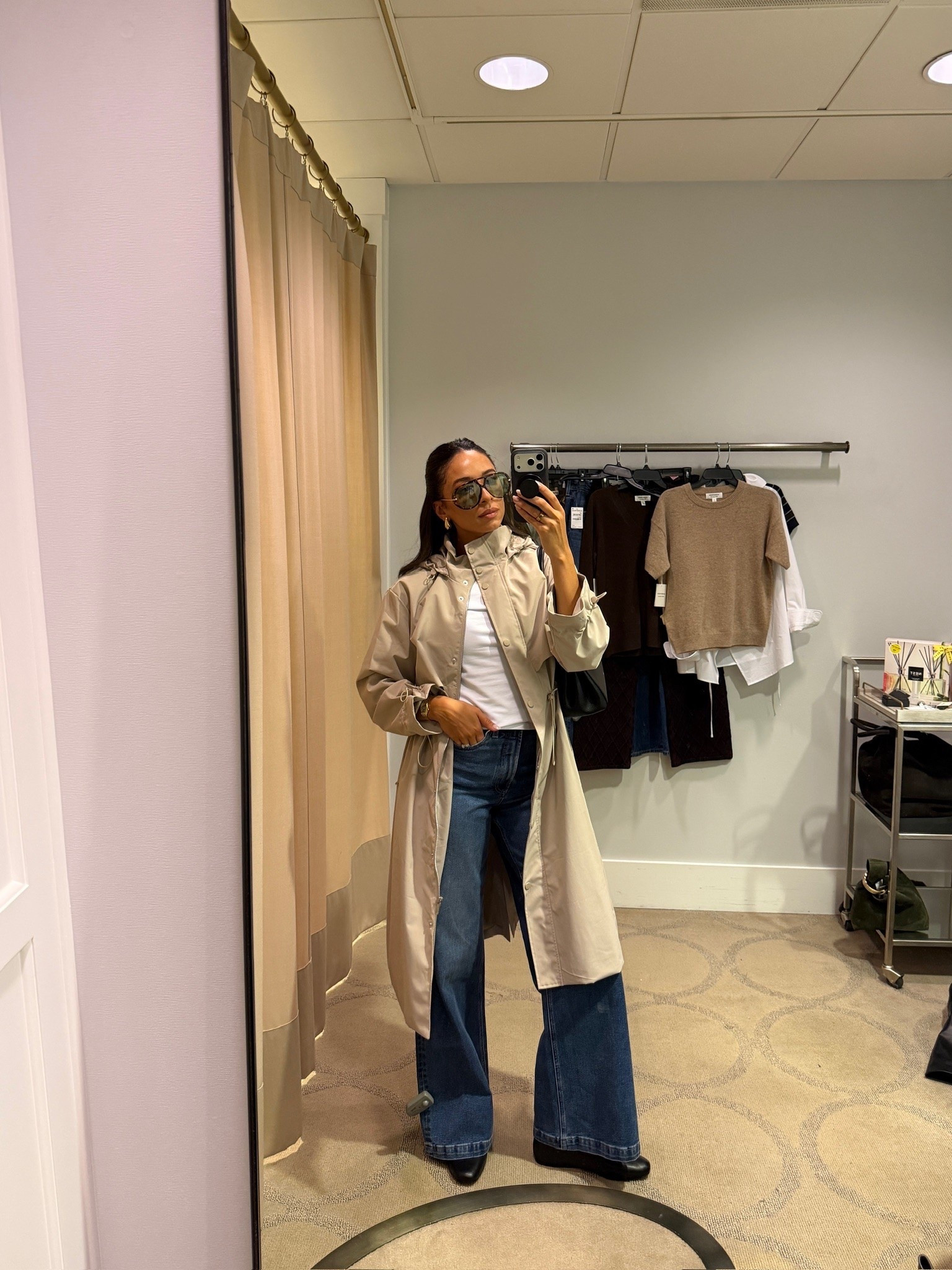 Fall outfit 🍁🍂 Wearing size S white tee, size S trench coat (comes with a removable vest), jeans fit tts 

fall fashion, nsale, nordstrom sale, nordstrom anniversary sale, nordstrom sale outfit, sale outfit, fall shoes, mom outfit, postpartum outfit, casual outfit, casual chic outfit, pistola jeans, designer jeans

#LTKSaleAlert #LTKSeasonal