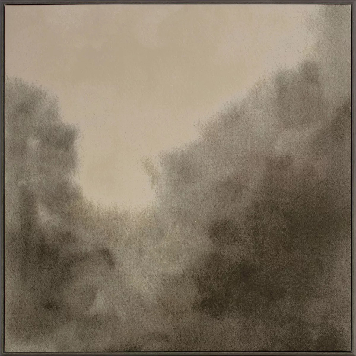 30"x30" Blurry Treetops Framed Wall Art Canvas Board - Threshold™ designed with Studio McGee: S... | Target