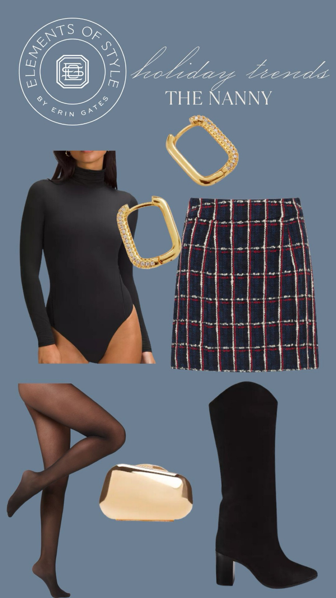 This ‘The Nanny’ inspired holiday outfit is the absolute cutest. A plaid skirt, over the knee boots and slimming turtleneck is the most classic combo. 


#LTKparties #LTKHoliday #LTKstyletip