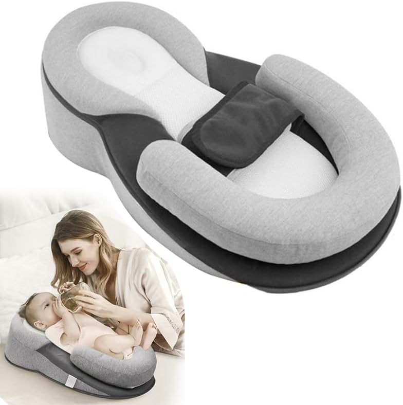Bassinet Baby Snuggle Bed Adjustable Baby Wedge Lounger Perfect for Reducing Spit-Up Baby Anti Ov... | Amazon (US)