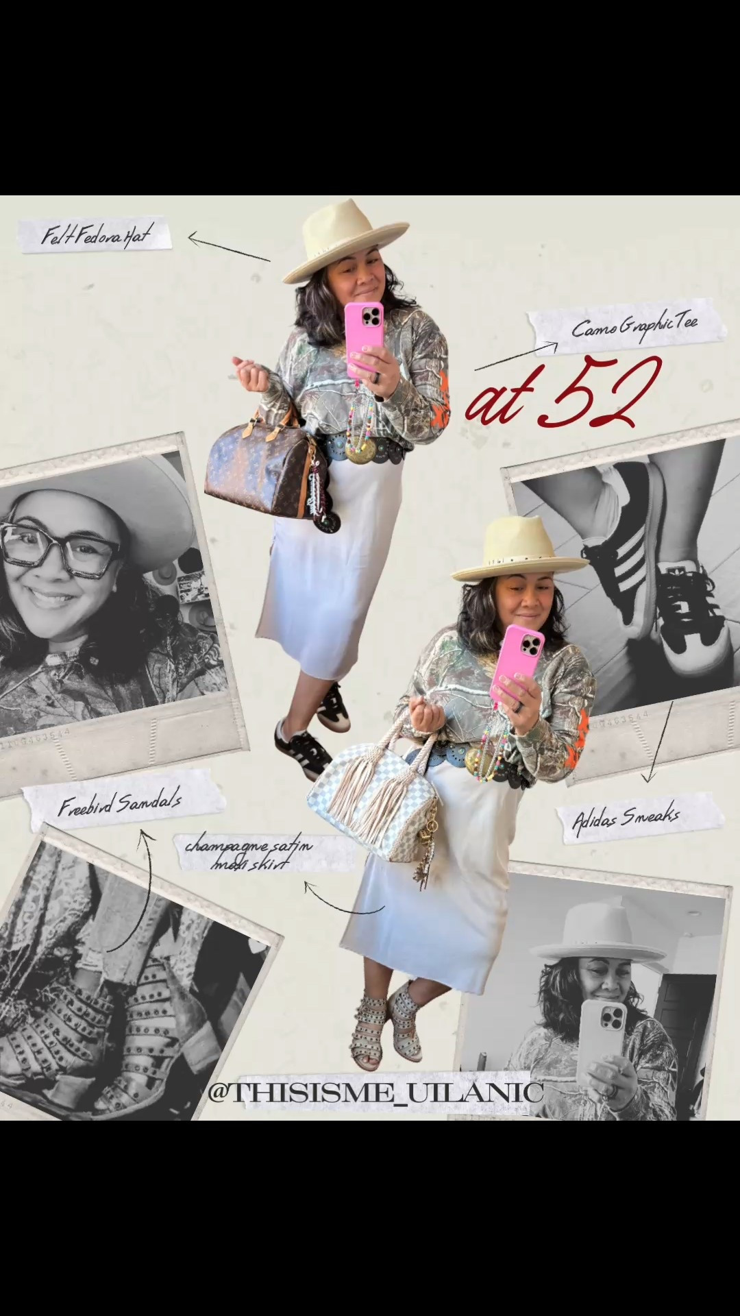 Graphic long sleeve tee ✔️
Satin midi skirt ✔️
Chunky statement belt ✔️
Felt fedora ✔️

Sneaks… or sandals?
Why not both. 👟✨

#LTKmomlife #LTKMidsize #LTKgrwm