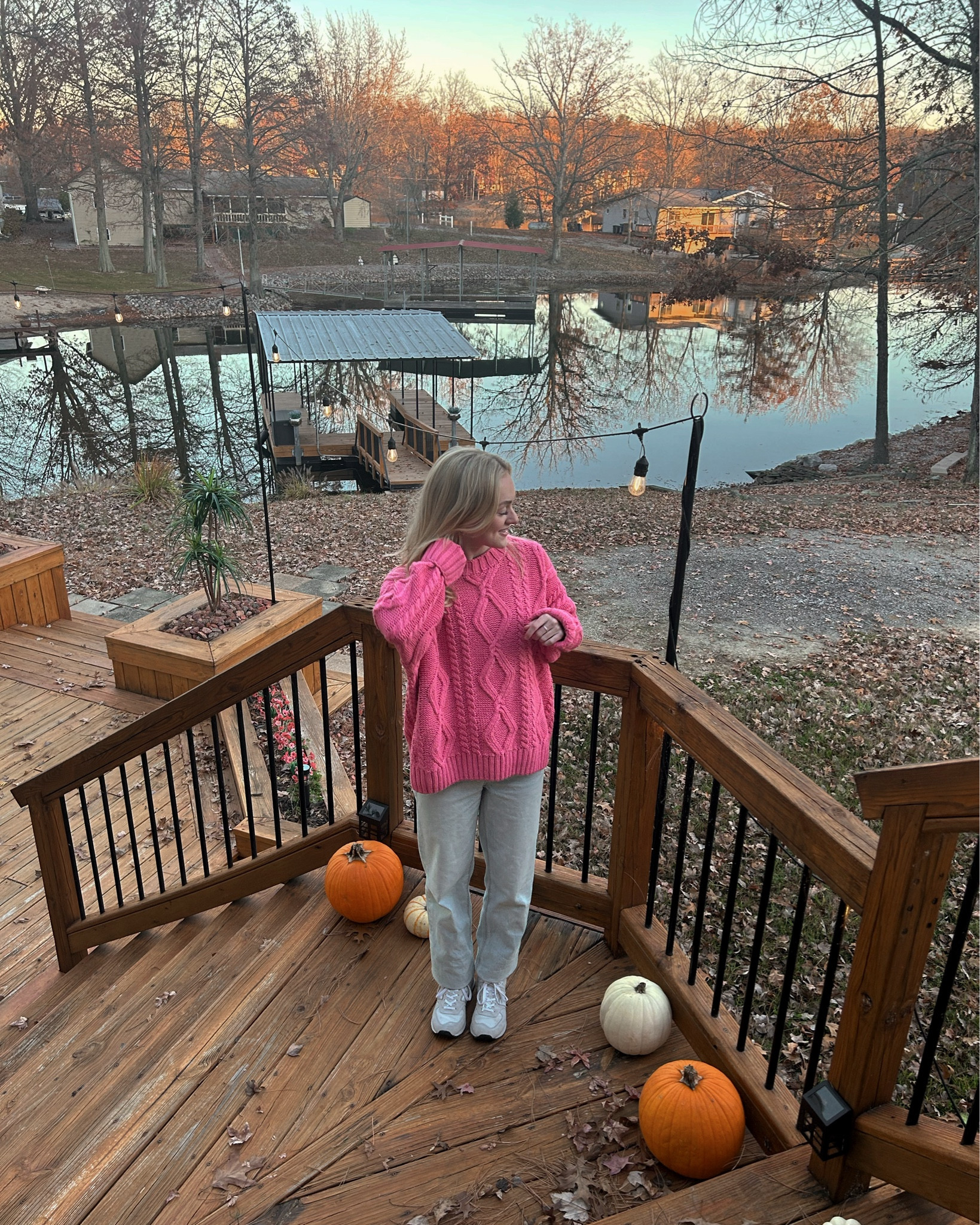 sweater is an xs princess Polly
jeans are 00 American eagle 
shoes are new balance 

#LTKBeauty #LTKStyleTip #LTKSeasonal