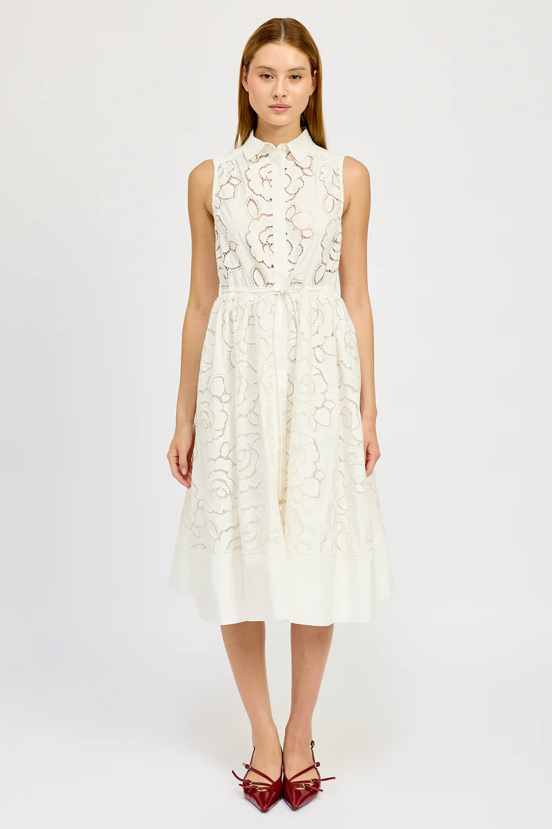 Chloe Belted Midi Dress | En Saison