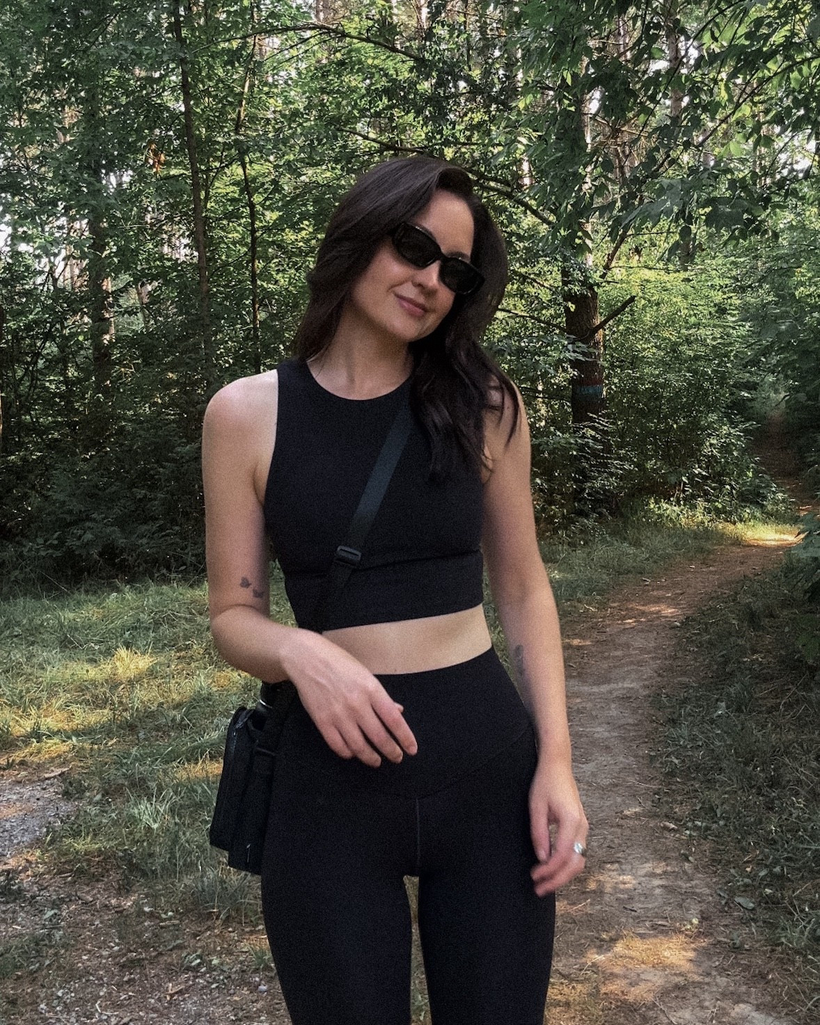 Matching set🤍 

Summer outfits workout set black capri aerie 

#LTKtravel #LTKsummer #LTKcanada