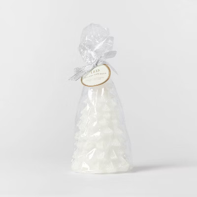 LED Cotton White Tree Candle - Threshold™ | Target