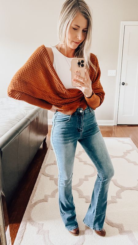 Still not sure how I feel about flare jeans…might be taking me back to high school.  Found these on Shein.



#LTKSeasonal #LTKstyletip #LTKunder50
