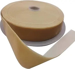 KLTRIBBON Nylon Velvet Ribbon Single Faced,1 Inch X 25Yards Spool (Gold) | Amazon (US)