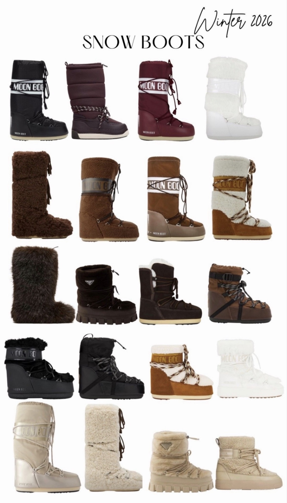 Shop snow boots for winter or a ski vacay this year 
#snowboots #skiboots #boots #winter #warm #moonboots #ski #snow #fur #waterproof 

#LTKCyberWeek 

#LTKHoliday #LTKFindsUnder100 

#LTKTravel #LTKSeasonal #LTKSaleAlert