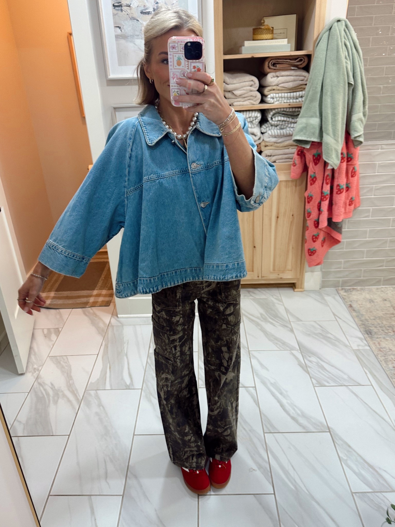 Great way to style camo while still keeping it girly 🤌🏼 exact top is Zara and not linkable but added similar options that I own! 

#LTKFindsUnder100 #LTKFindsUnder50 #LTKStyleTip