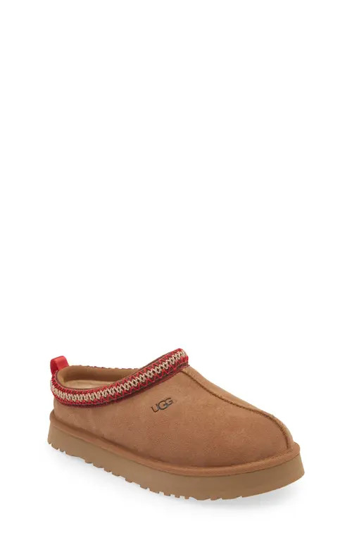 UGG(r) Kids' Tazz Slipper in Chestnut at Nordstrom, Size 6 | Nordstrom