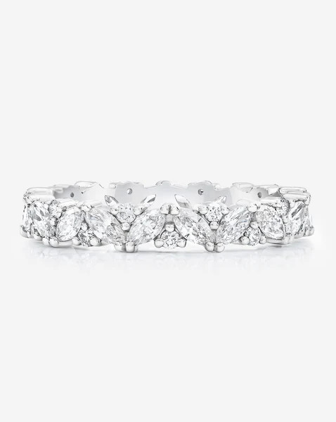 Marquise Cluster Eternity Band | Ring Concierge
