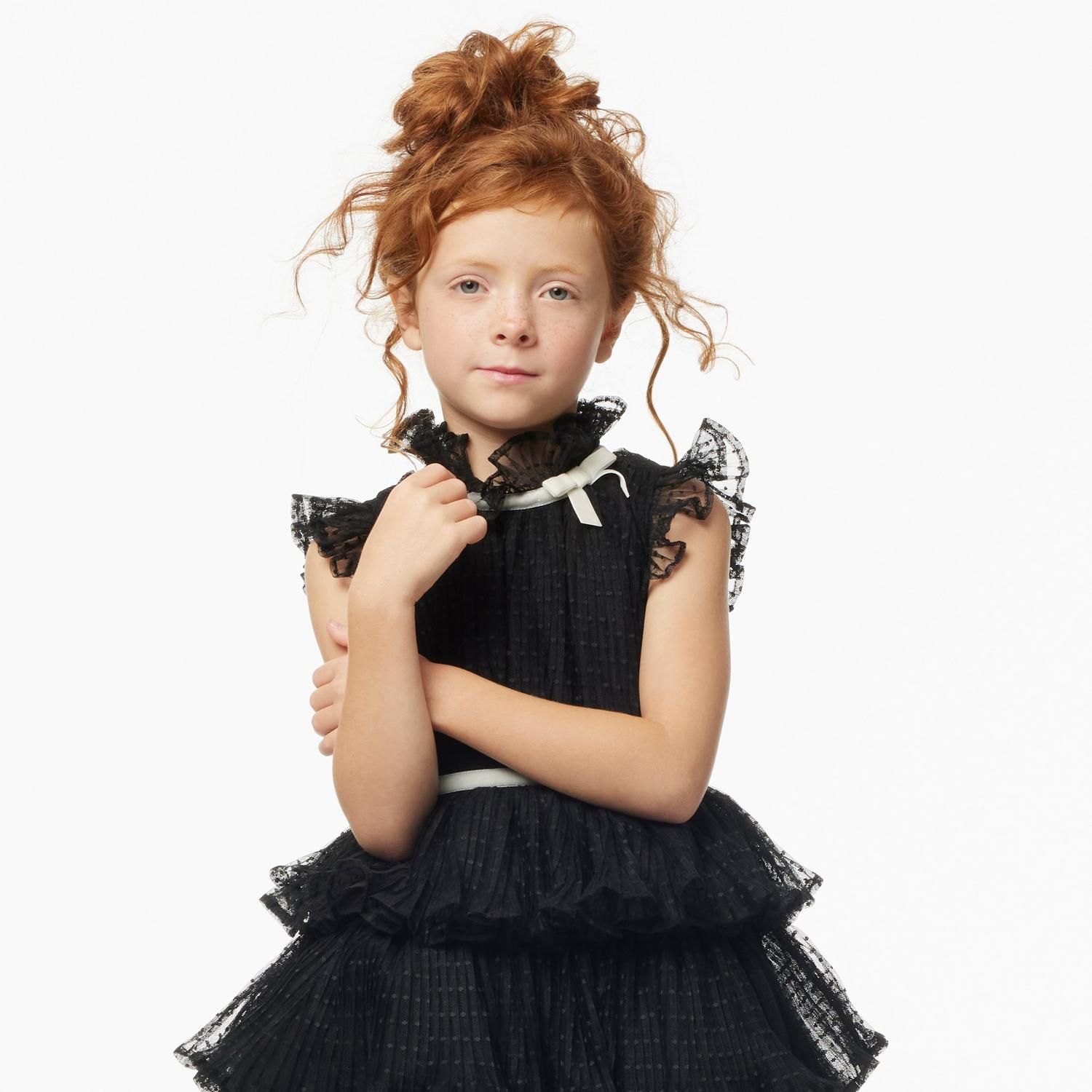 Dot Tiered Tulle Dress | Janie and Jack