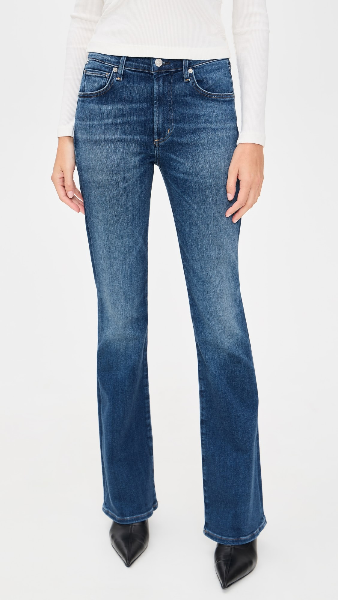 Lilah High Rise Bootcut Jeans 32.5" | Shopbop