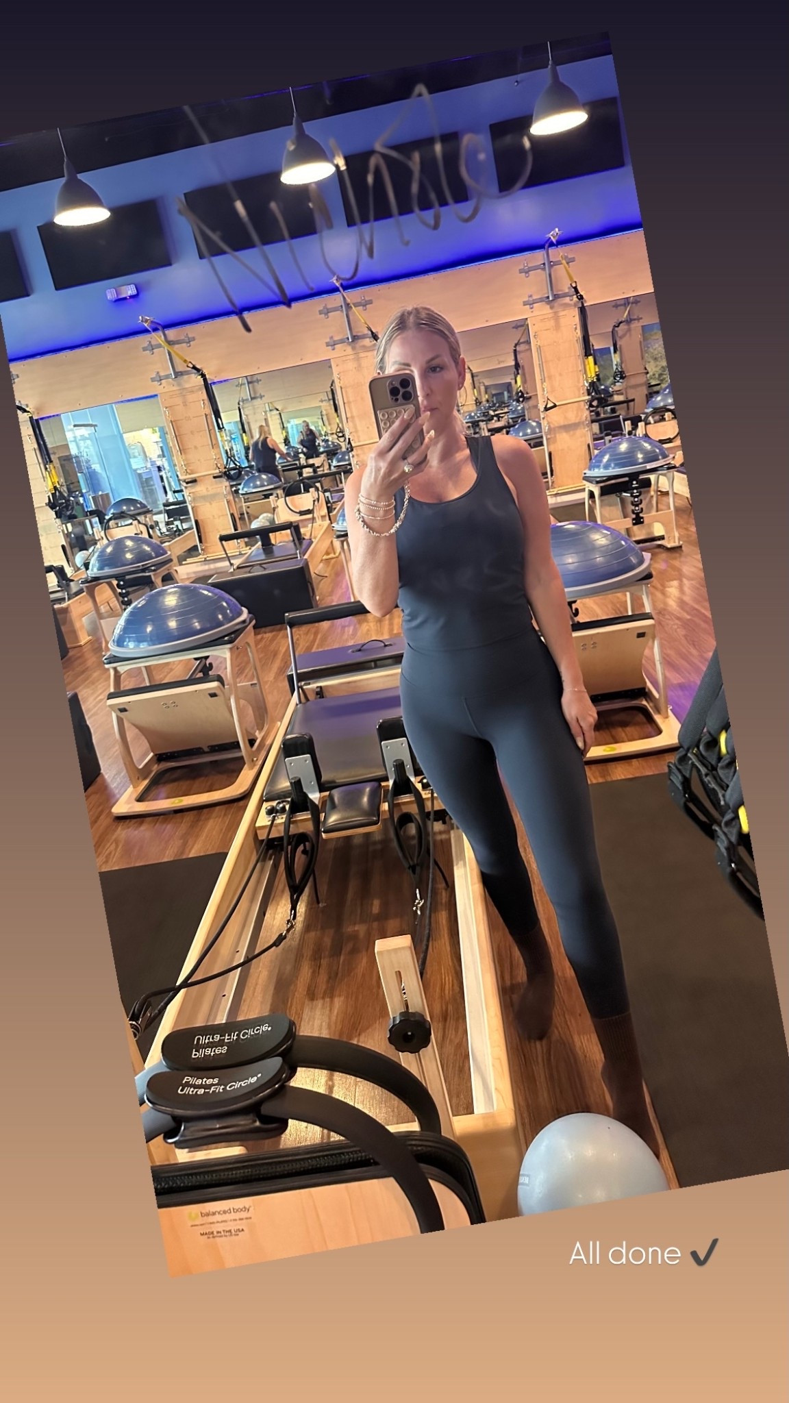 All done ✔️
 
Sharing my OOTD for Pilates this morning. Love starting my day like this! 

#ThankfulThursday #ChristianWomen #FaithCommunity #GratitudePractice #MorningRoutine #PeacefulLiving #Over40Faith #EverydayGrace #pilates

#LTKootd #LTKfitnessgoals #LTKActive