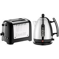 Dualit Lite Kettle &Amp; 2 Slot Toaster Black Gloss | Very (UK)