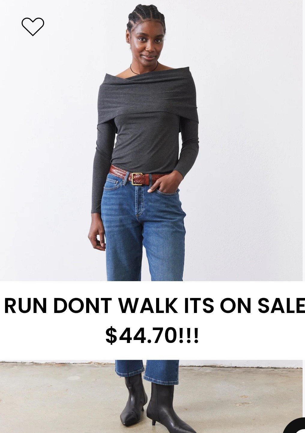 Run don’t walk! From $149 to $44.70 ,
It’s a steal!!!

#LTKStyleTip #LTKOver40 #LTKFindsUnder50