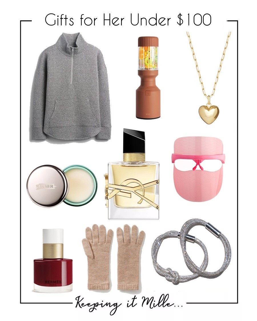 Gifts for Her Under $100!

Fleece, La Mer lip balm, LED Mask, Puffy Heart Necklace, Hermes Nail Polish, cashmere gloves

#LTKHoliday #LTKGiftGuide #LTKFindsUnder100