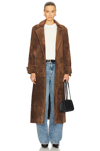 Corrin Suede Coat | Revolve Clothing (Global)