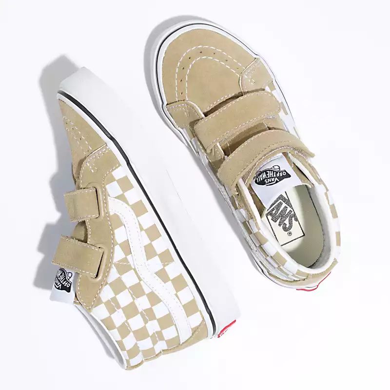 Kids Checkerboard Sk8-Mid Reissue V Shoe | Vans (US)