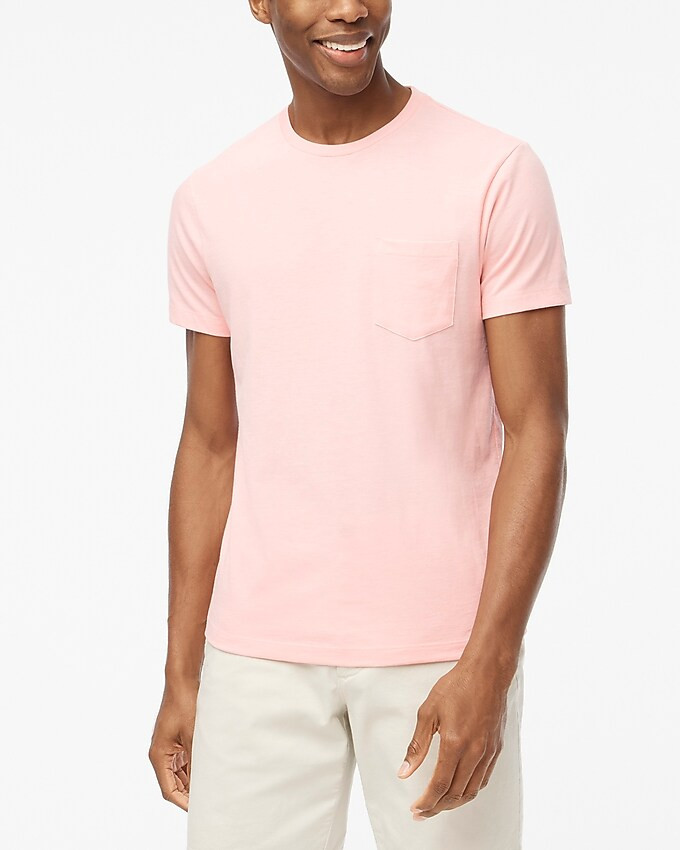 Cotton-blend washed jersey pocket tee | J.Crew Factory