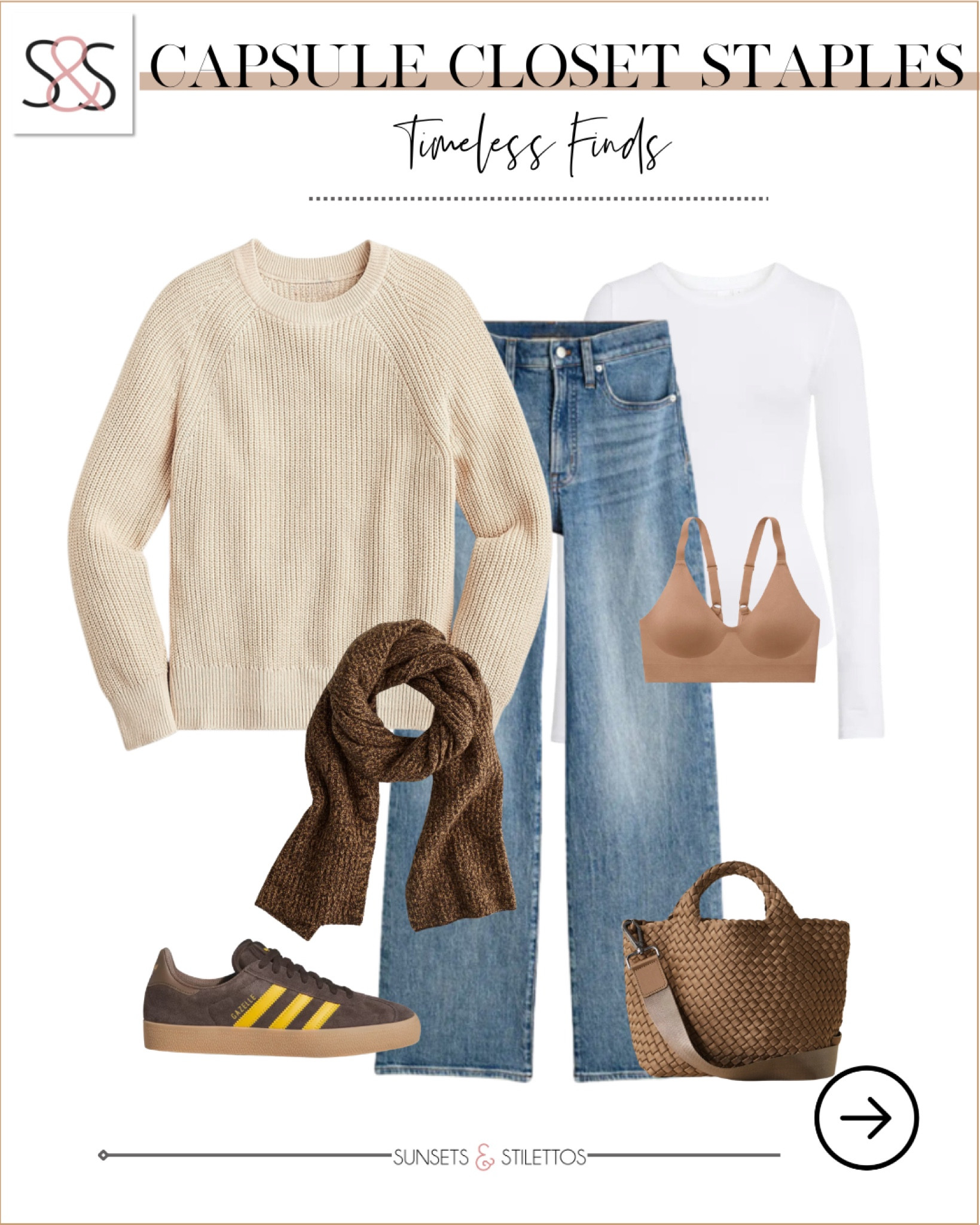 Having closet staples in your capsule wardrobe is so important! This fisherman sweater is so little little unpaired with wide leg jeans makes for a great winter holiday outfit!

Sunsets and Stilettos, workwear, casual Friday

#LTKWorkwear #LTKHoliday #LTKTravel