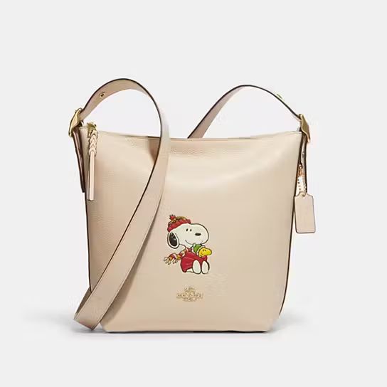 Coach X Peanuts Val Duffle With Snoopy Cuddle Motif | Coach Outlet