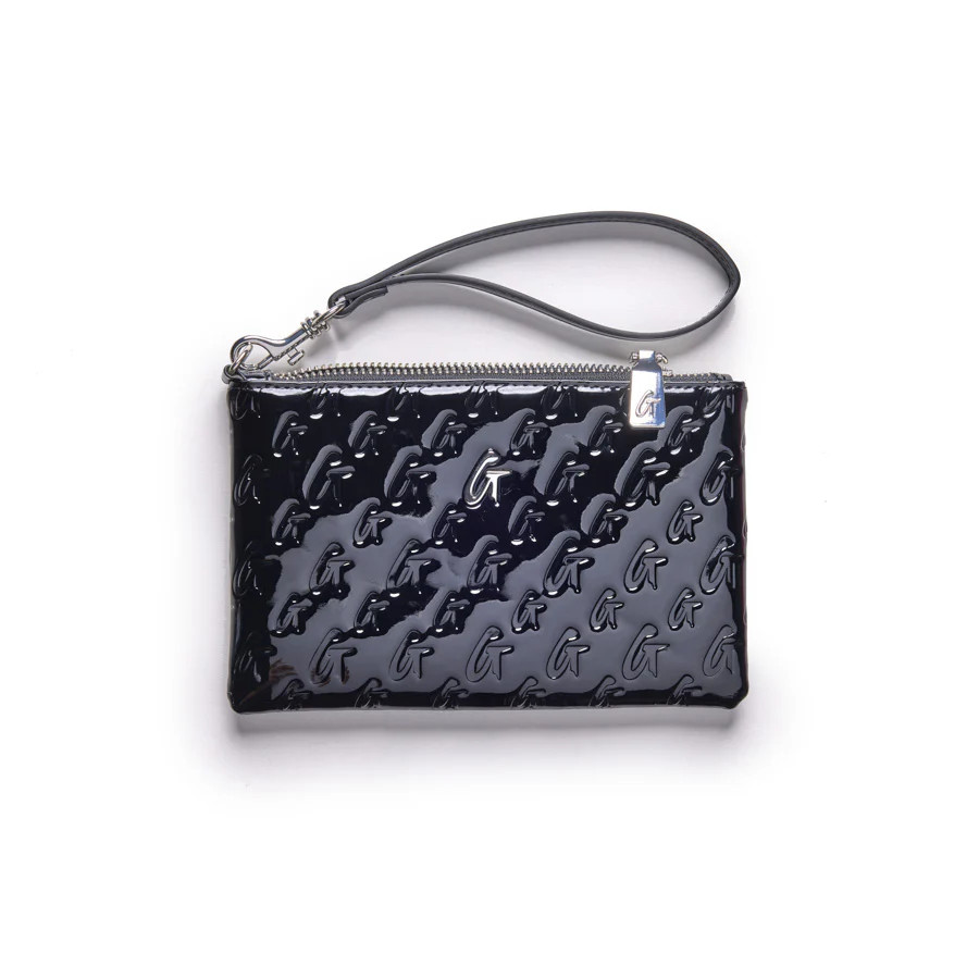 MINI MONOGRAM SILVER WRISTLET - MIRROR BLACK | Glam-Aholic Lifestyle