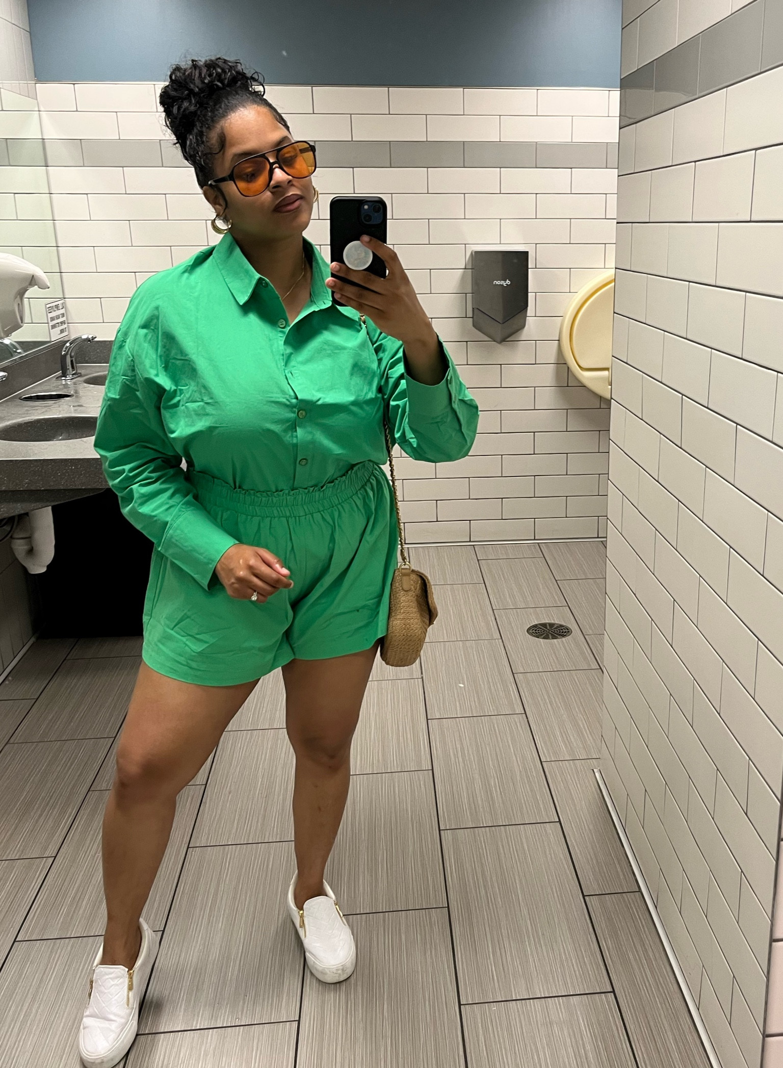 Two piece, co-ord set. Matching set. Short set. Romper. All green outfit. Summer short set. 

#LTKFind #LTKunder100 #LTKstyletip