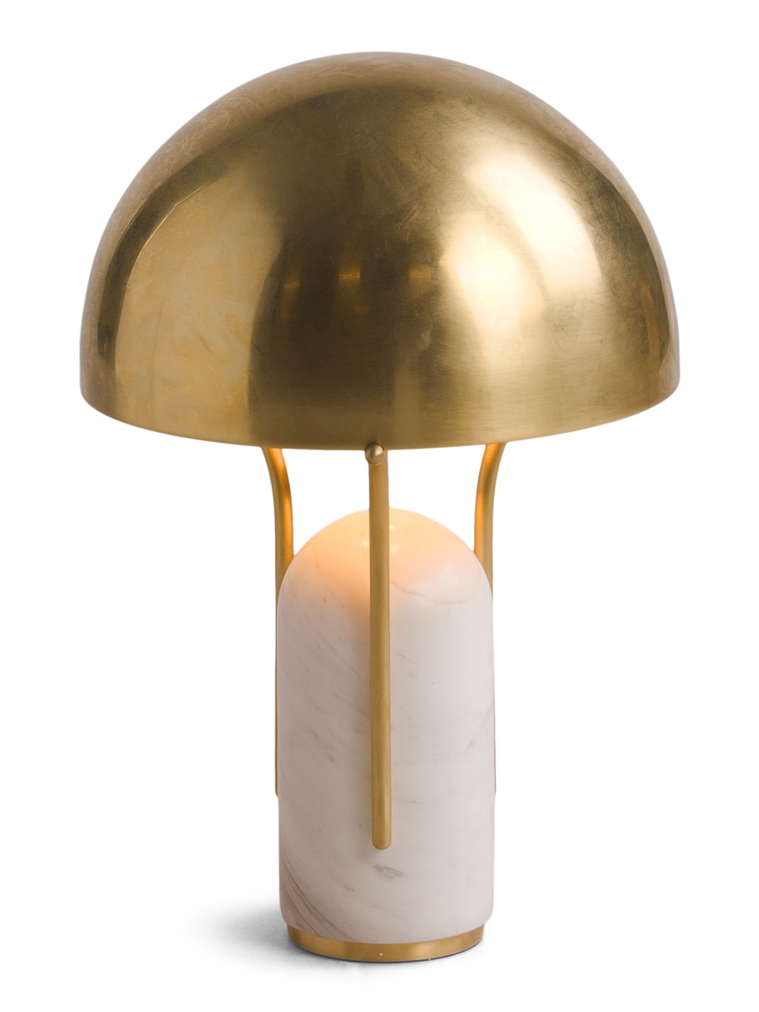 22in Marble Metal Affinity Dome Table Lamp | TJ Maxx