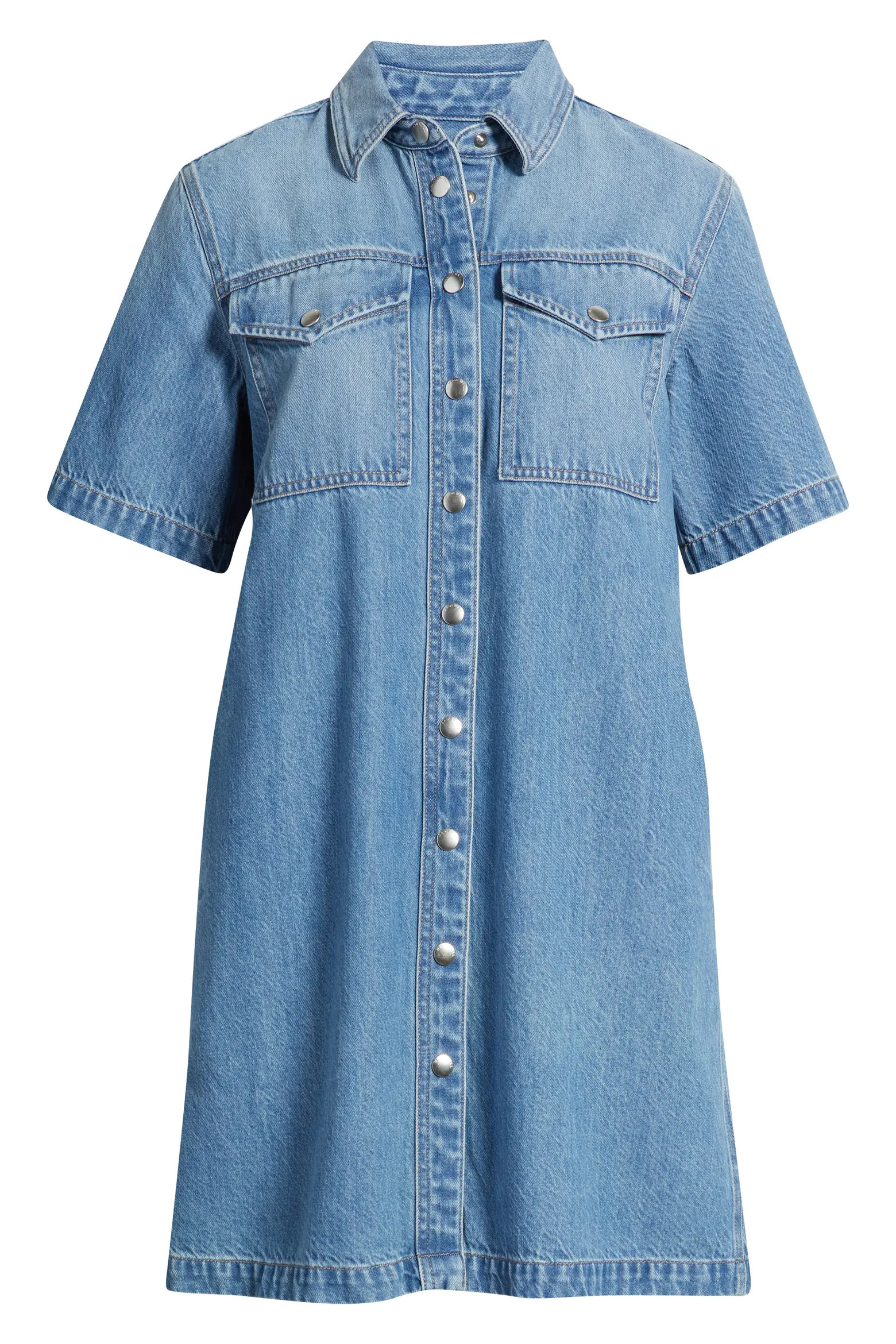 Denim Boxy Shirtdress (Women) | Nordstrom | Nordstrom