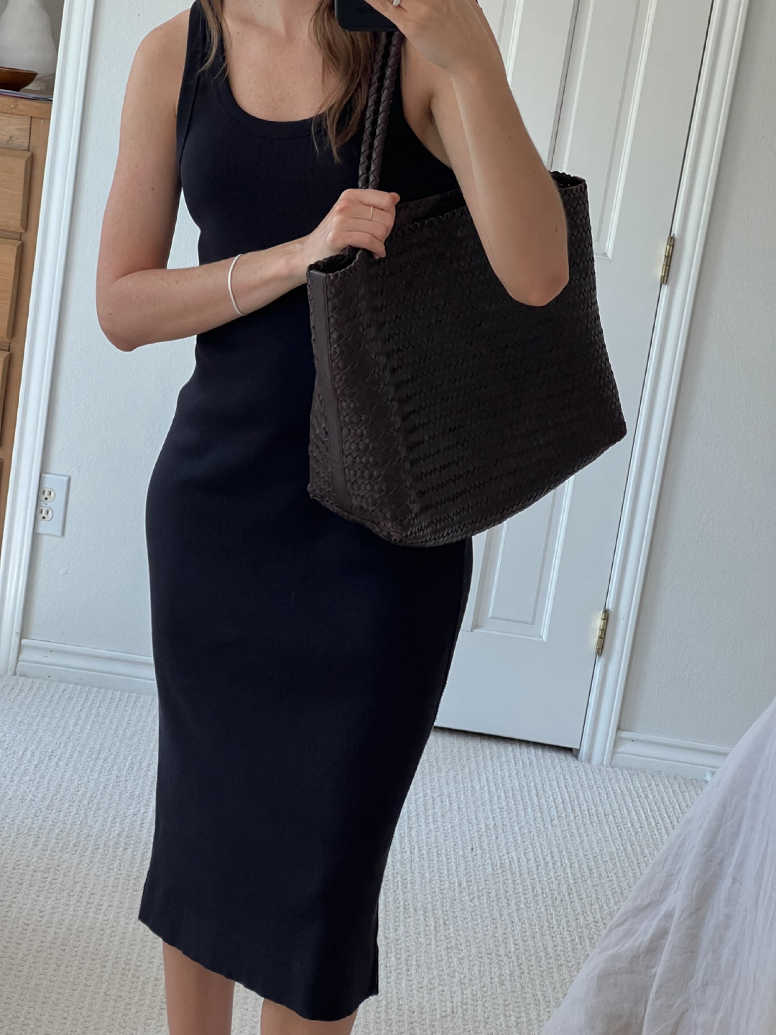 Simple black dress for summer 🤍