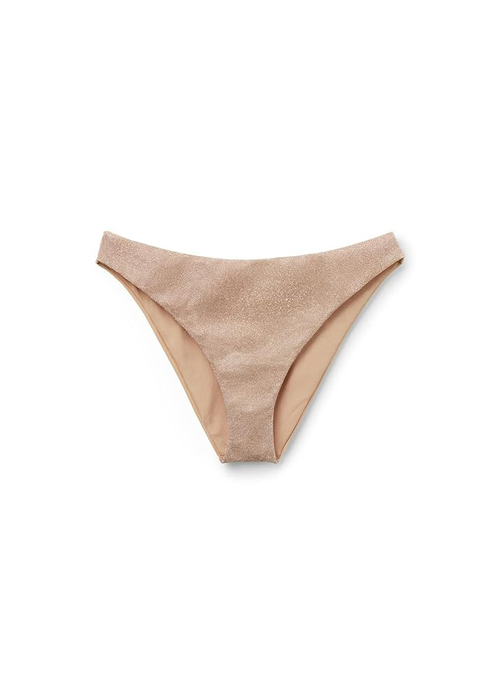 Woman's Swimsuit Bottoms Golden Glitter | Amazon (US)