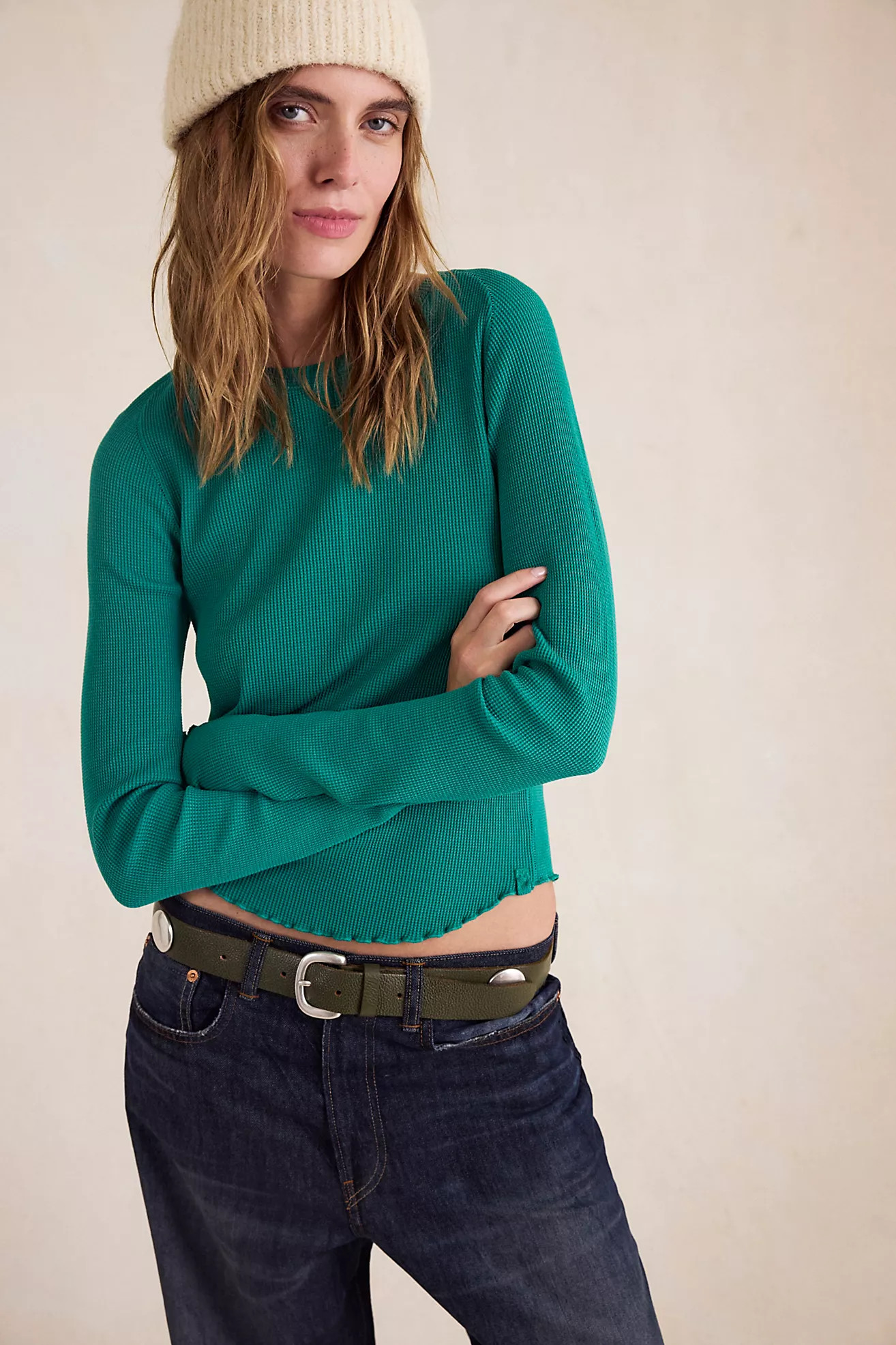 We The Free Easy Does It Long Sleeve Tee | Free People (Global - UK&FR Excluded)