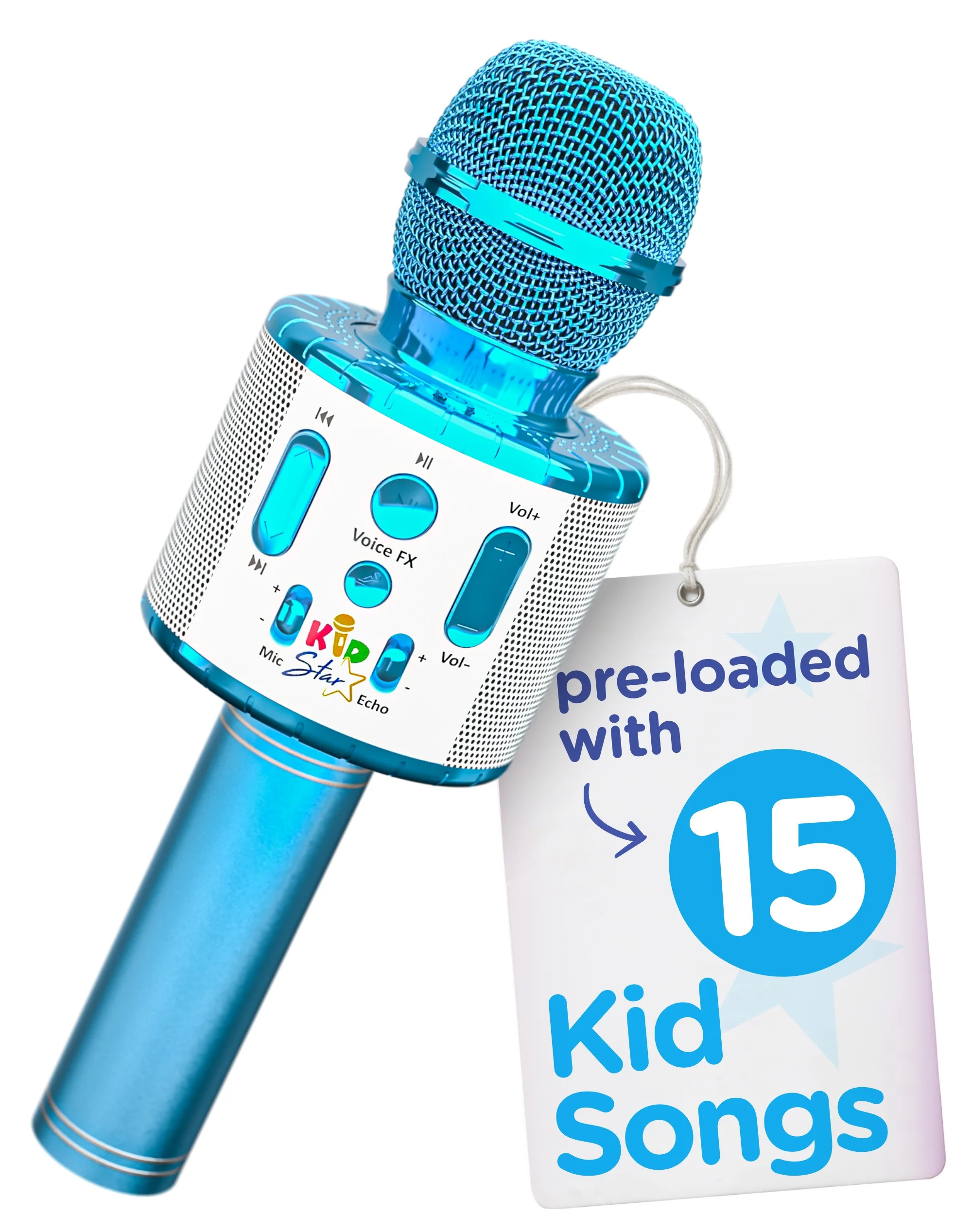 Move2Play, Kids Star Karaoke | Kids Microphone | Includes Bluetooth & 15 Pre-Loaded Nursery Rhyme... | Walmart (US)