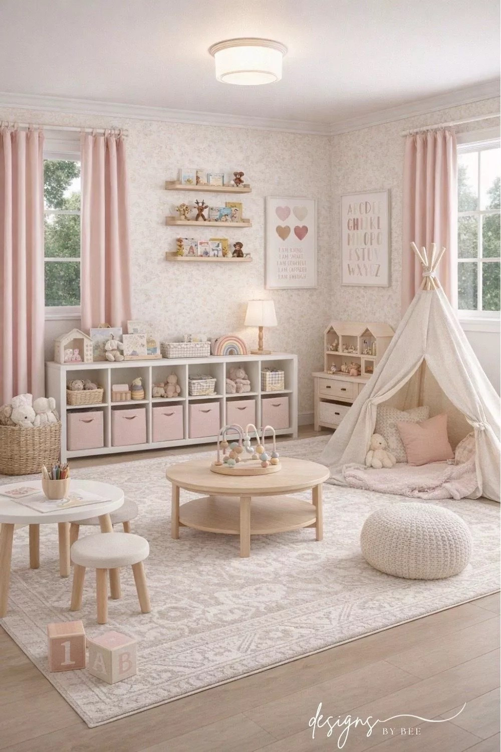 playroom, playroom inspo, playroom for girls, pink playroom