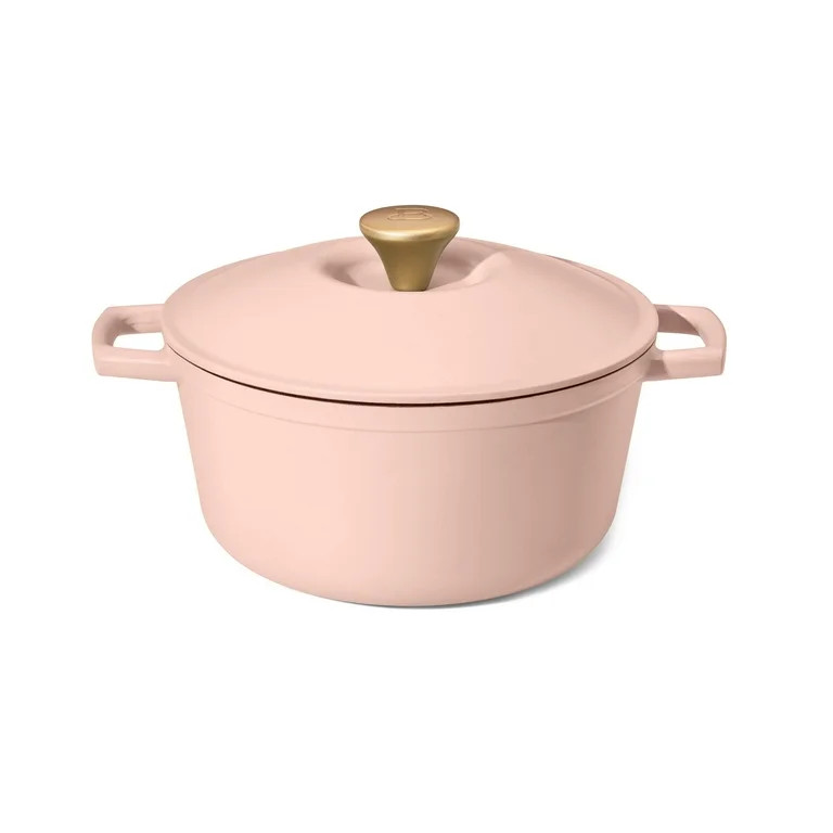 Beautiful 5 Quart Cast Iron Round Dutch Oven, Rose by Drew Barrymore | Walmart (US)