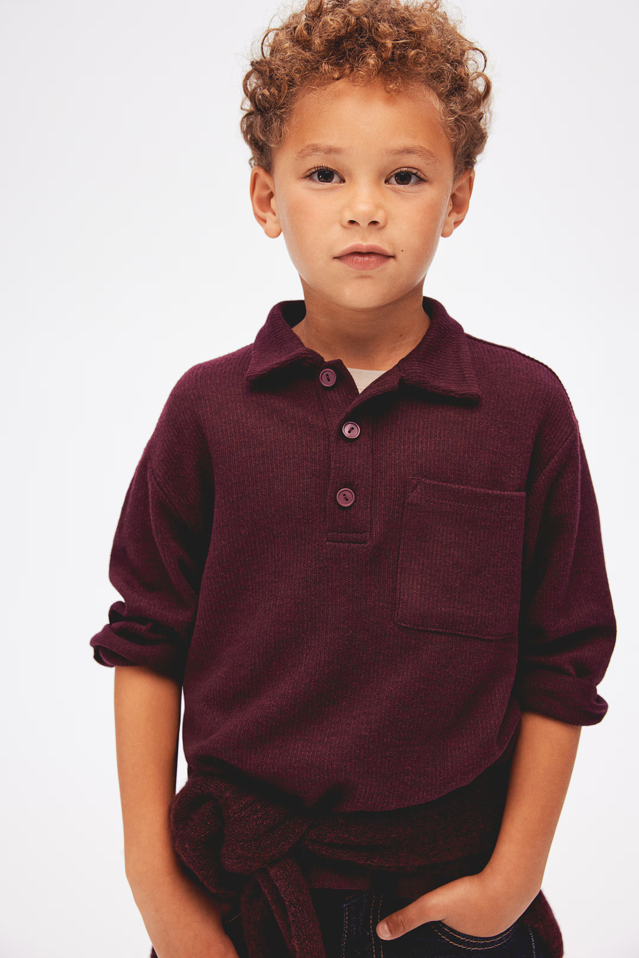 Rib-Knit Polo Shirt | H&M (US + CA)