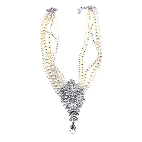 Long Tassel Chunky Boho Coin Statement Necklace For Women Silver | Amazon (US)