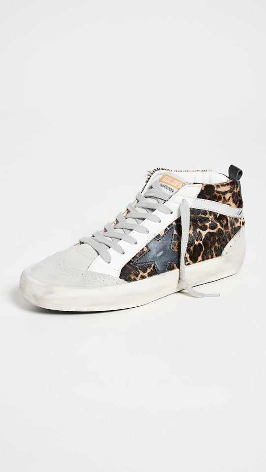 Mid Star Horsy Upper Suede Toe and Spur Sneakers | Shopbop