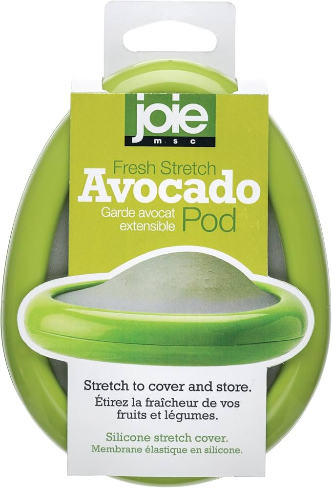 Joie Avocado Food Saver Stretch Pod, Silicone, One Size, Green, 1 Count | Amazon (US)