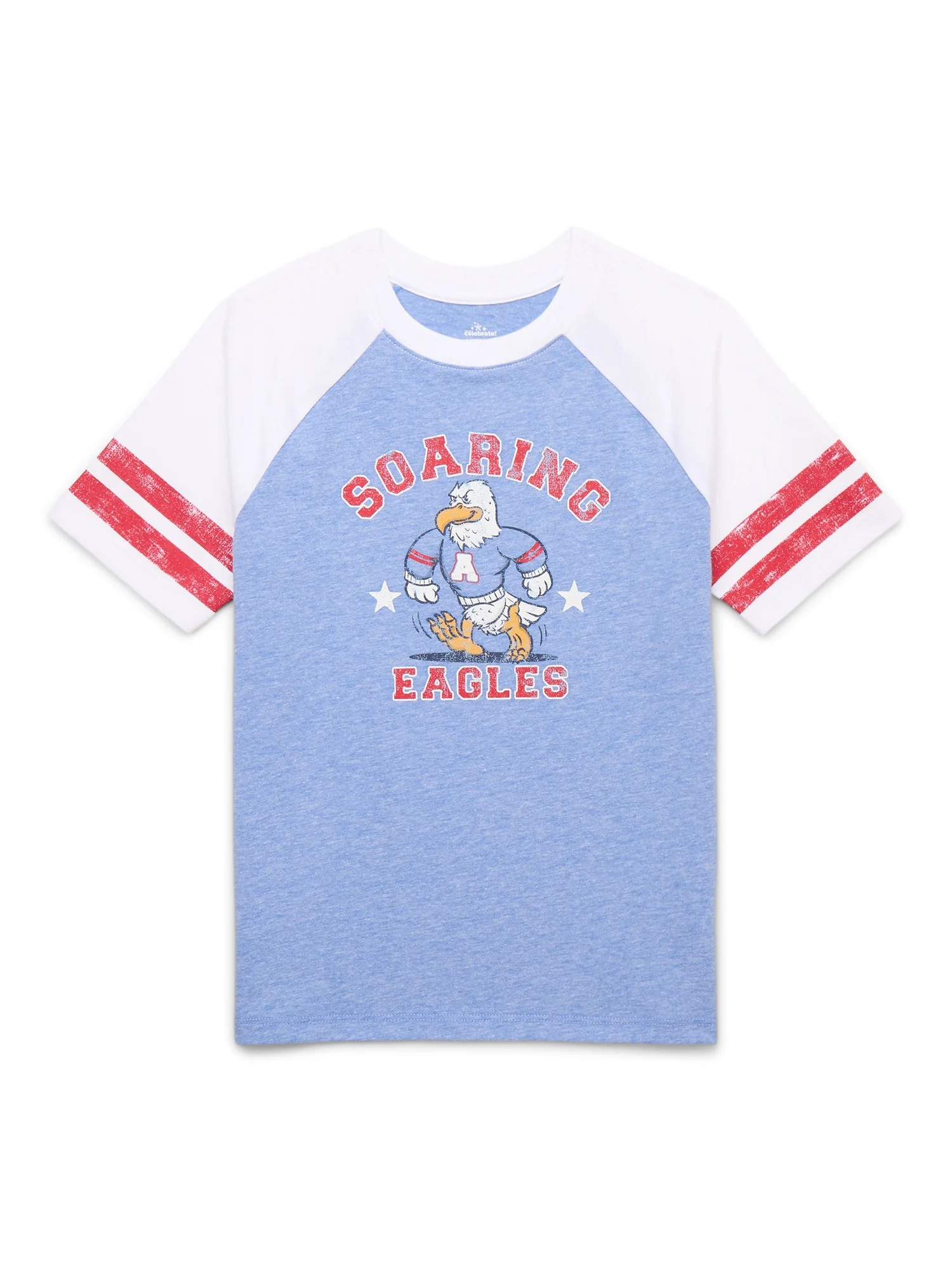 Way to Celebrate Boys Short Sleeve Americana T-Shirt, Sizes 4-18 & Husky | Walmart (US)
