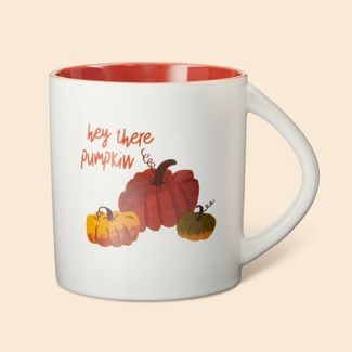 16oz Halloween Stoneware 'Hey There Pumpkin' Mug - Spritz™ | Target