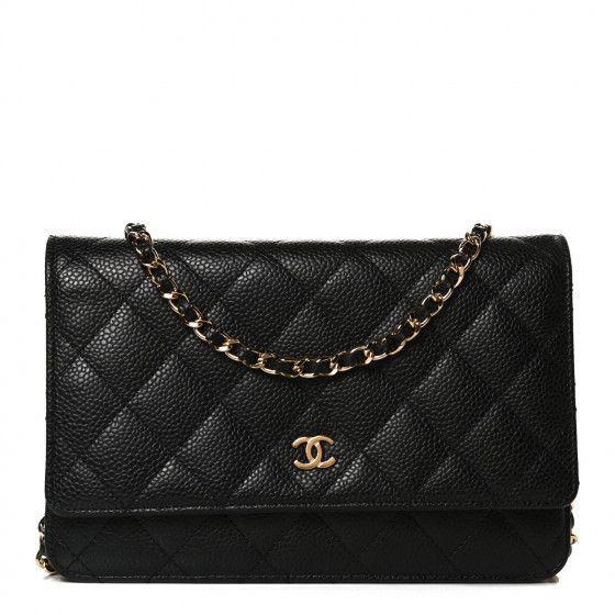 CHANEL

Caviar Quilted Wallet On Chain WOC Black | Fashionphile