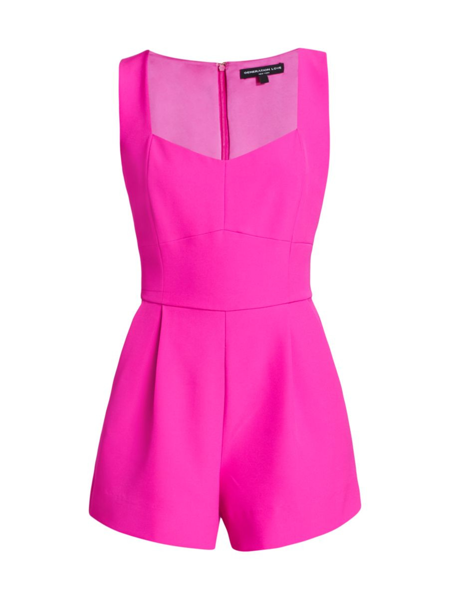 Generation Love Coco Crepe Sleeveless Romper | Saks Fifth Avenue